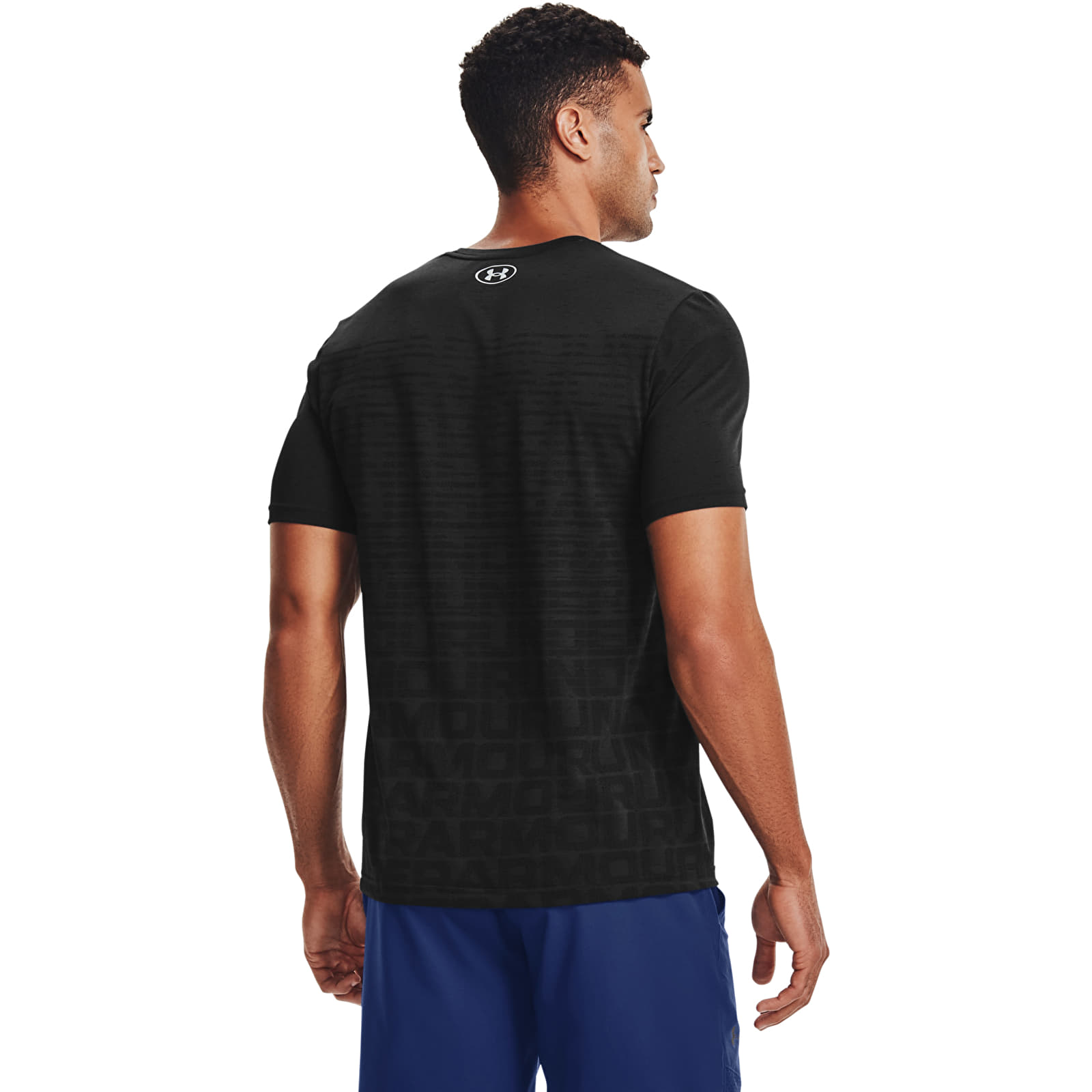 T-paidat Under Armour Seamless Wordmark SS Tee Black