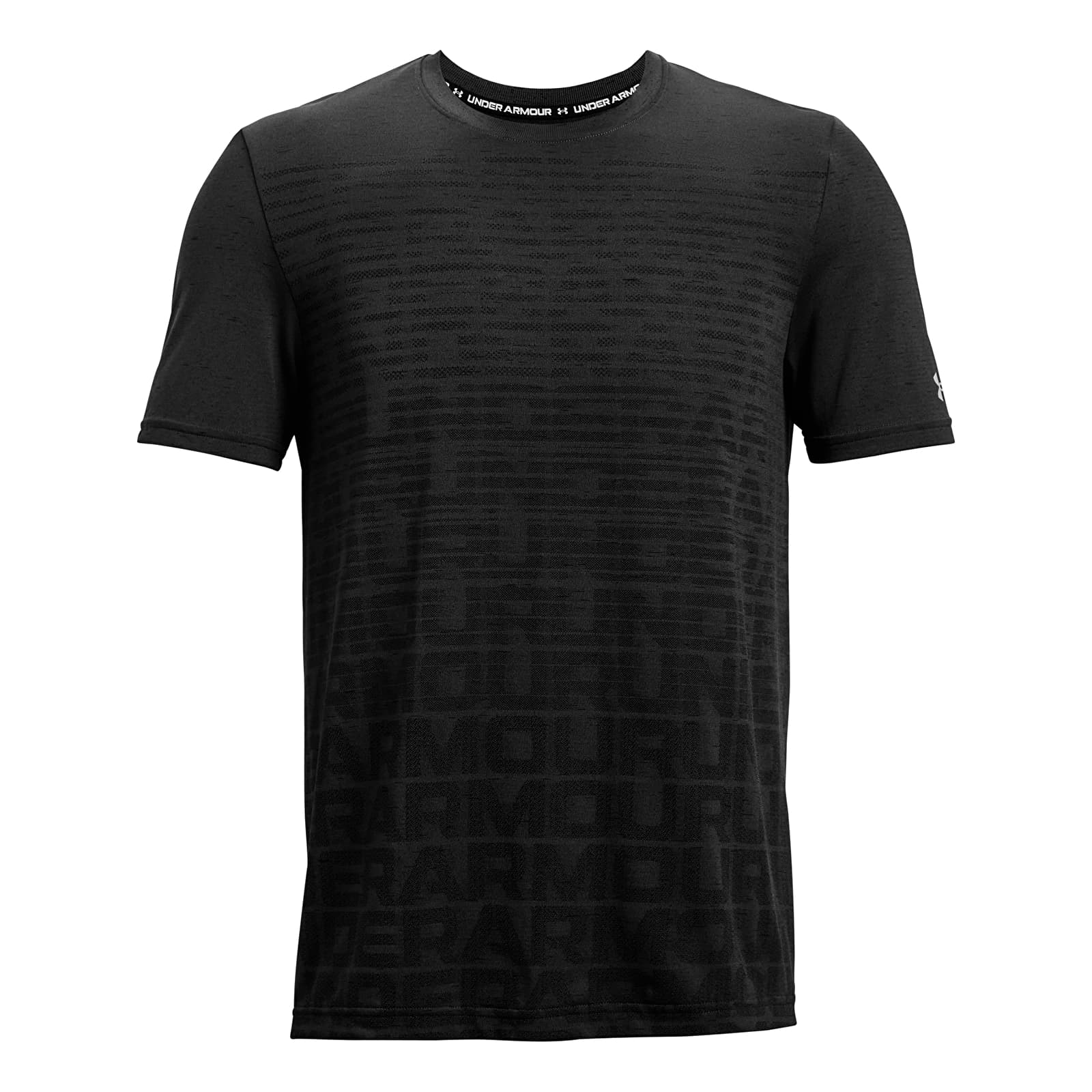 T-paidat Under Armour Seamless Wordmark SS Tee Black