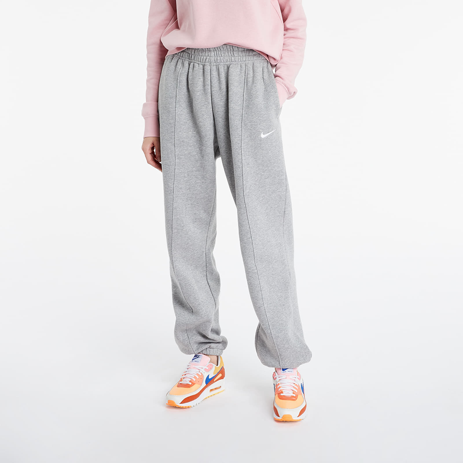 Nike - sportswear w essential dk grey heather/ white