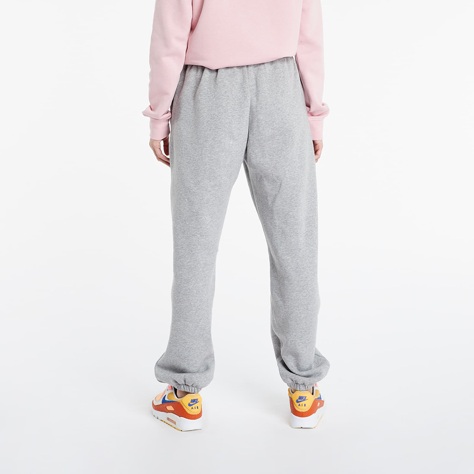 Trainingsbroeken Nike Sportswear W Essential Dk Grey Heather/ White