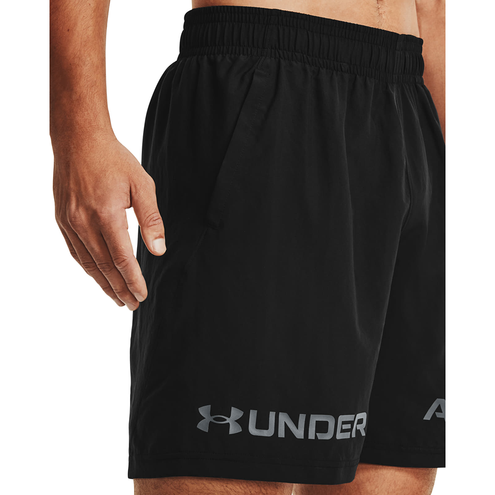 Shorts Under Armour Woven Graphic Wm Short Black/ Pitch Gray