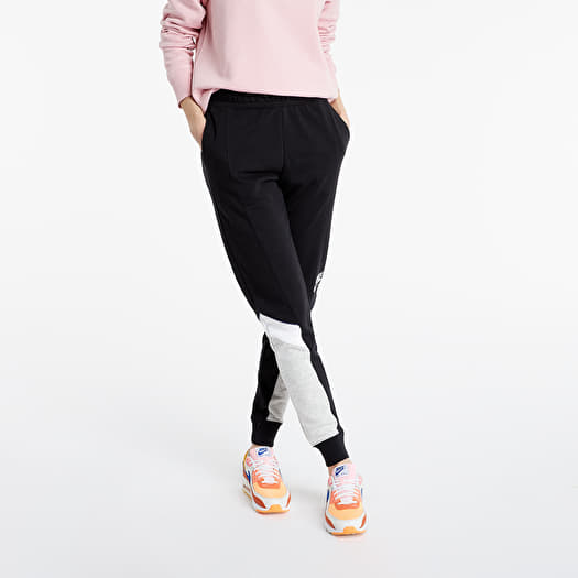 Pants and jeans Nike NSW Heritage Fleece Joggers Black Grey Heather White Footshop