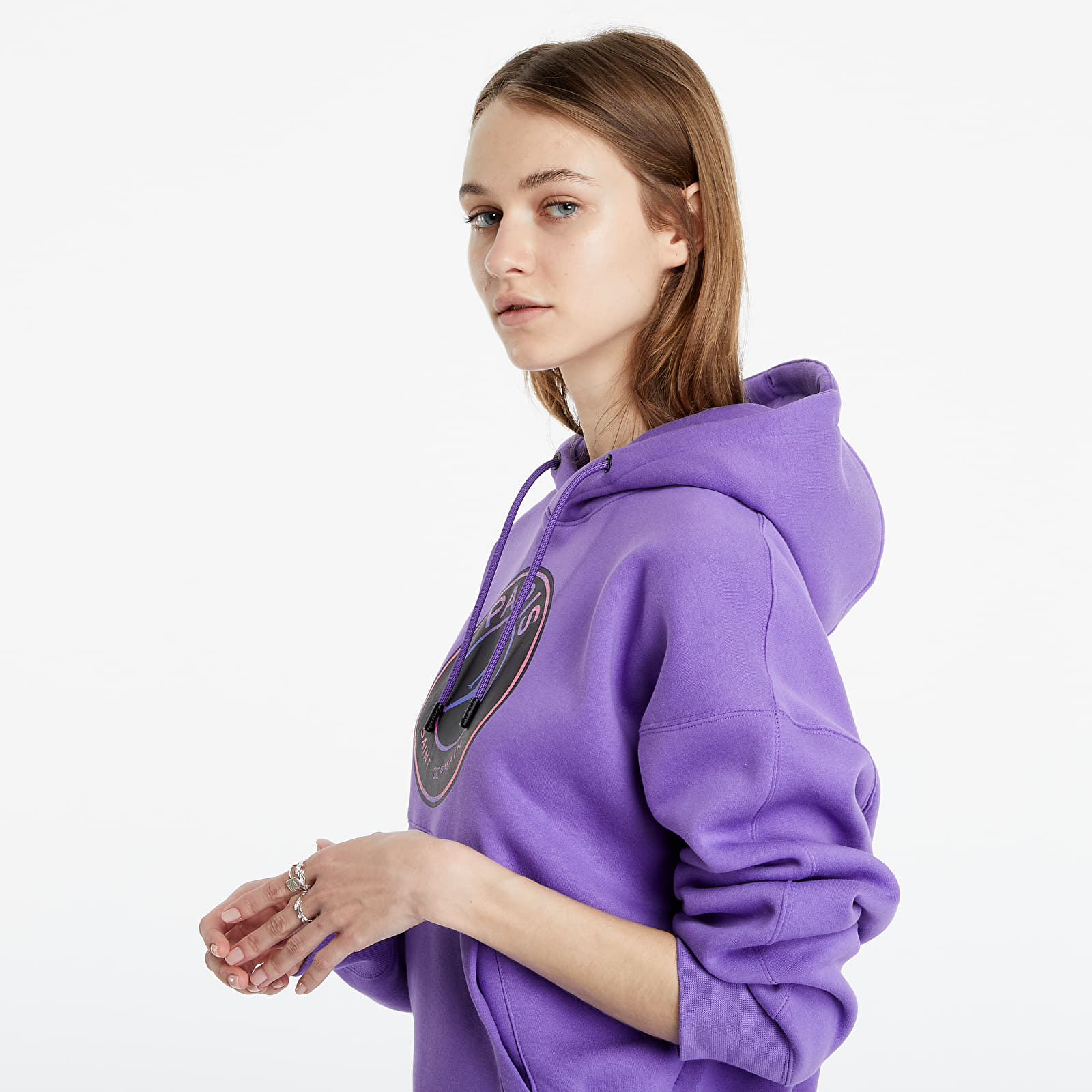 Hanorace Jordan Paris Saint-Germain Pullover Fleece Hoodie Core Wild Violet