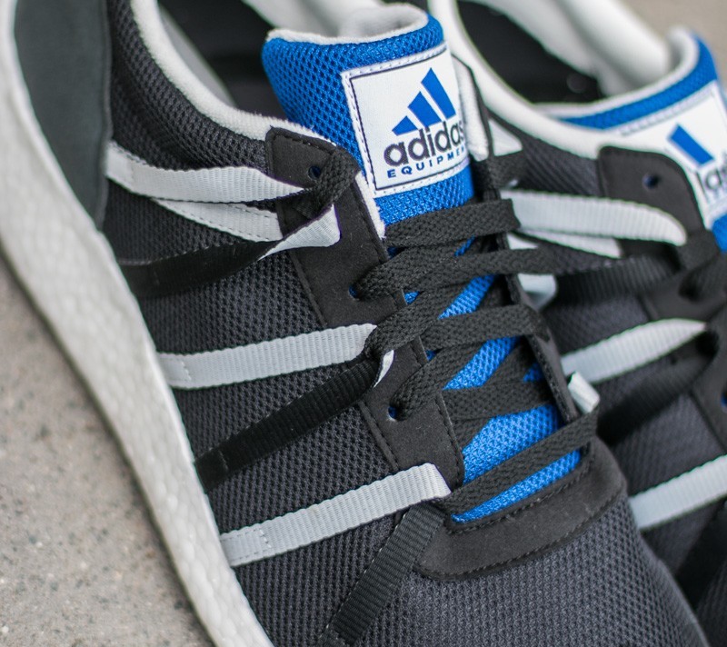 Men's shoes adidas Equipment Racing 93/16 Core Black/ Clear Grey/ Collegiate