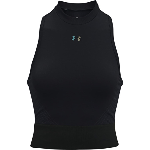 【JEMUT】25SS★ Rush High Necked Crop Blouson Vests Under Armour Rush Seamless Crop Top Black | Footshop
