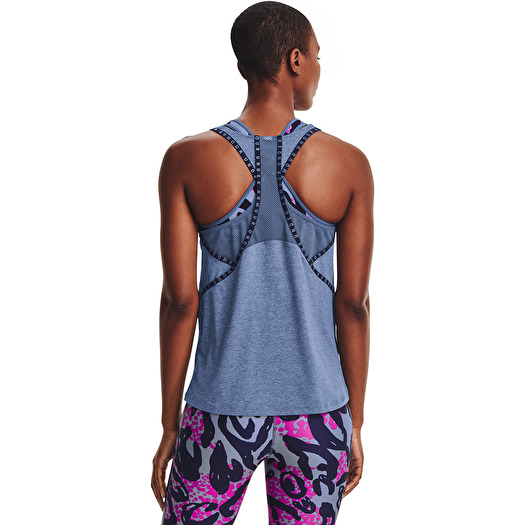 Majice bez rukava Under Armour Knockout Mesh Back Tank Blue Footshop