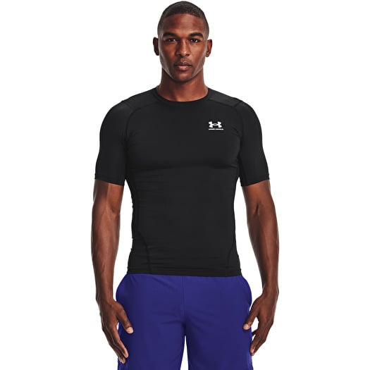 T-paita Under Armour Hg Armour Comp SS Black/ White