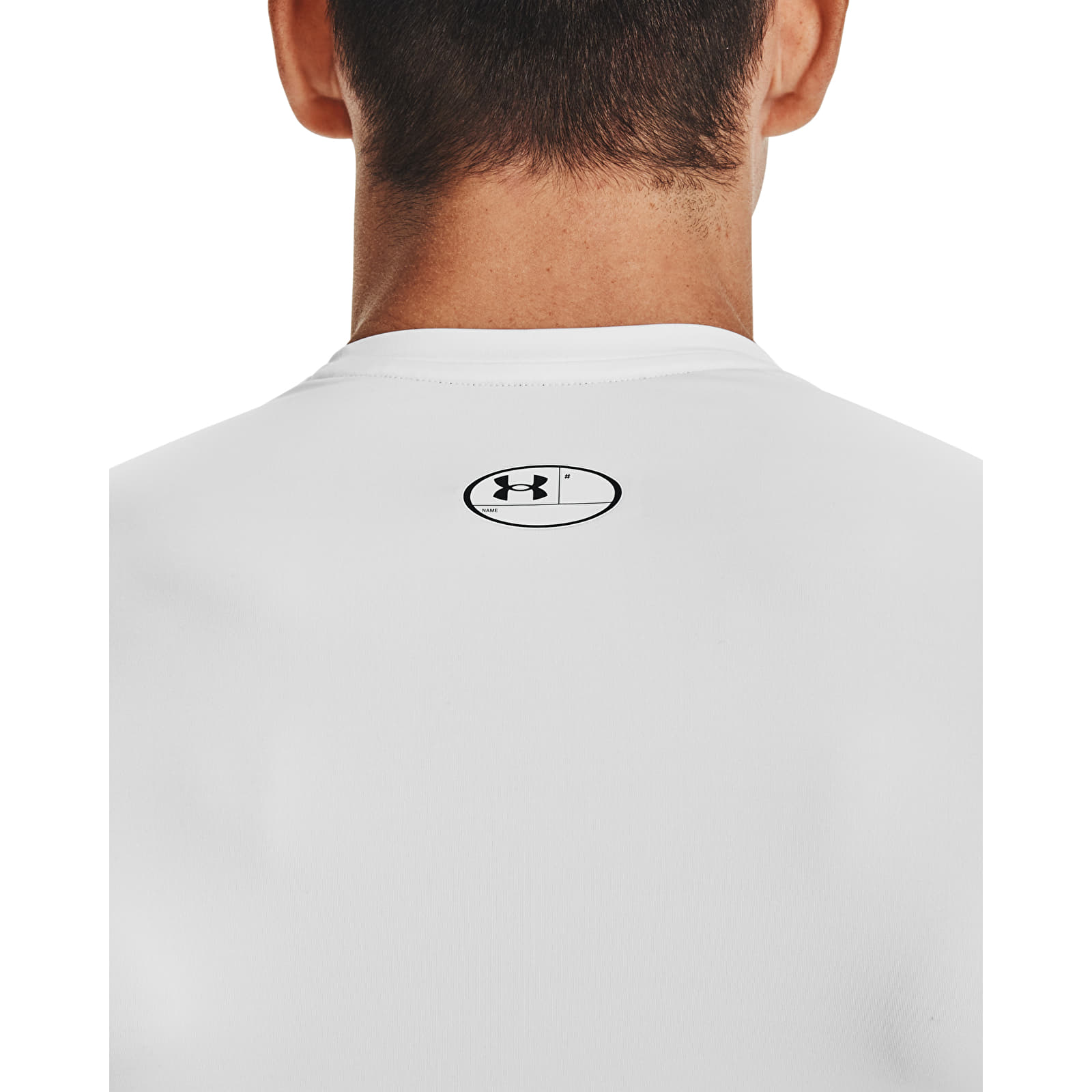 Pólók Under Armour Hg Armour Comp SS White/ Black