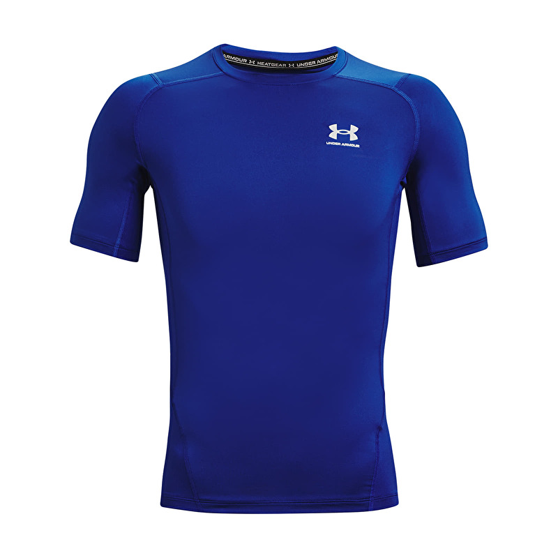 Tričko Under Armour Hg Armour Comp SS Royal/ White