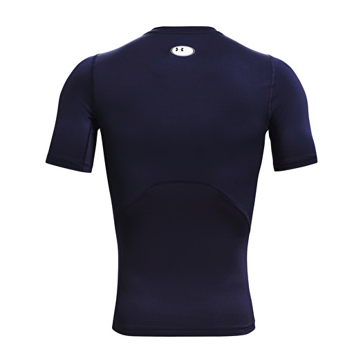 T-shirts Under Armour Hg Armour Comp SS Midnight Navy/ White