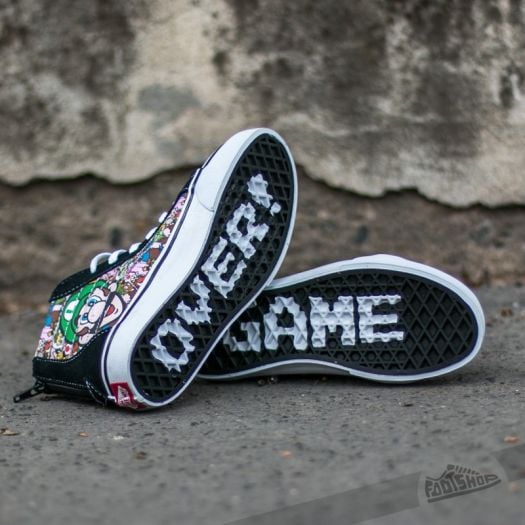 Vans Sk8 Hi Zip Nintendo Mario Luigi