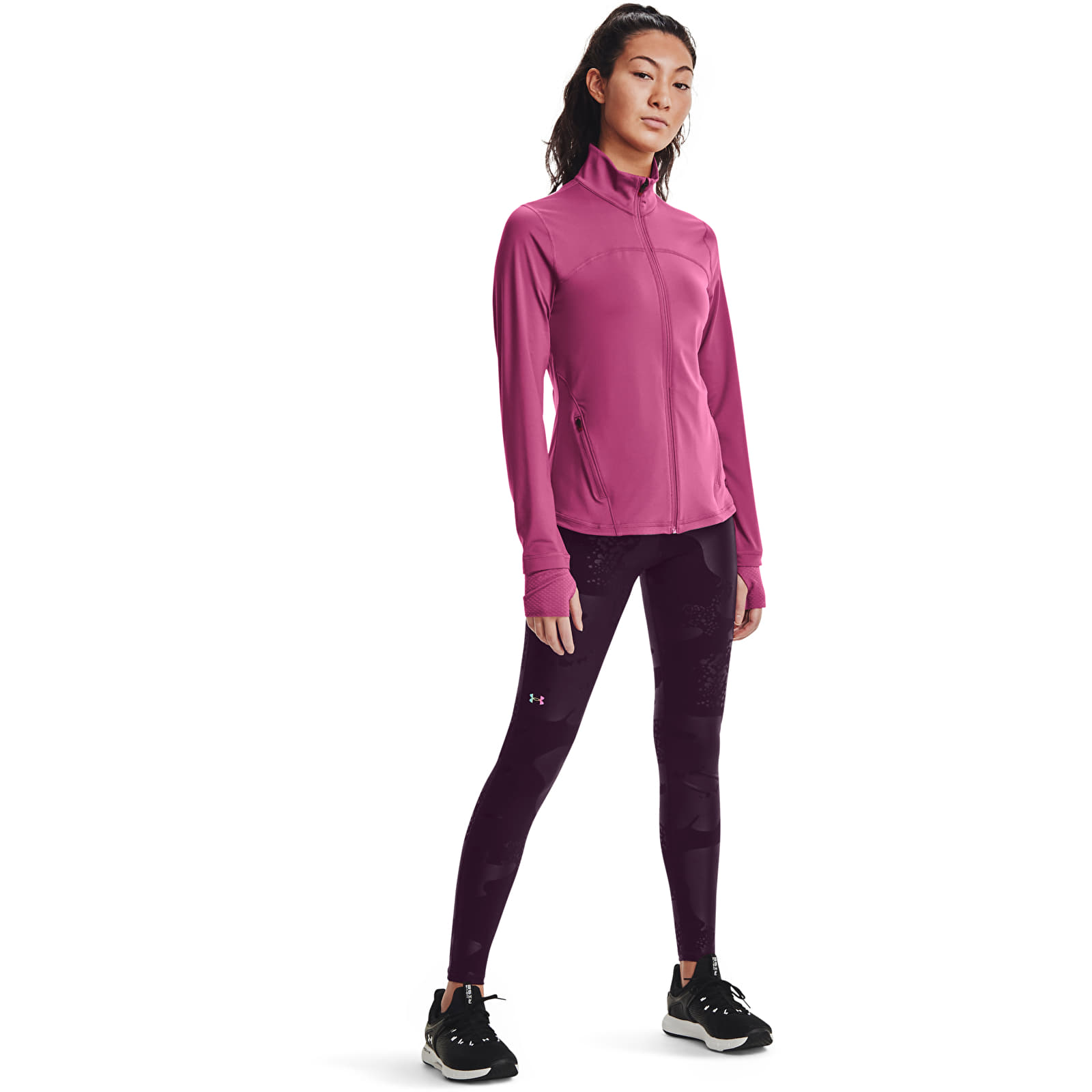 Bukser Under Armour Rush Tonal Leg Ns Purple