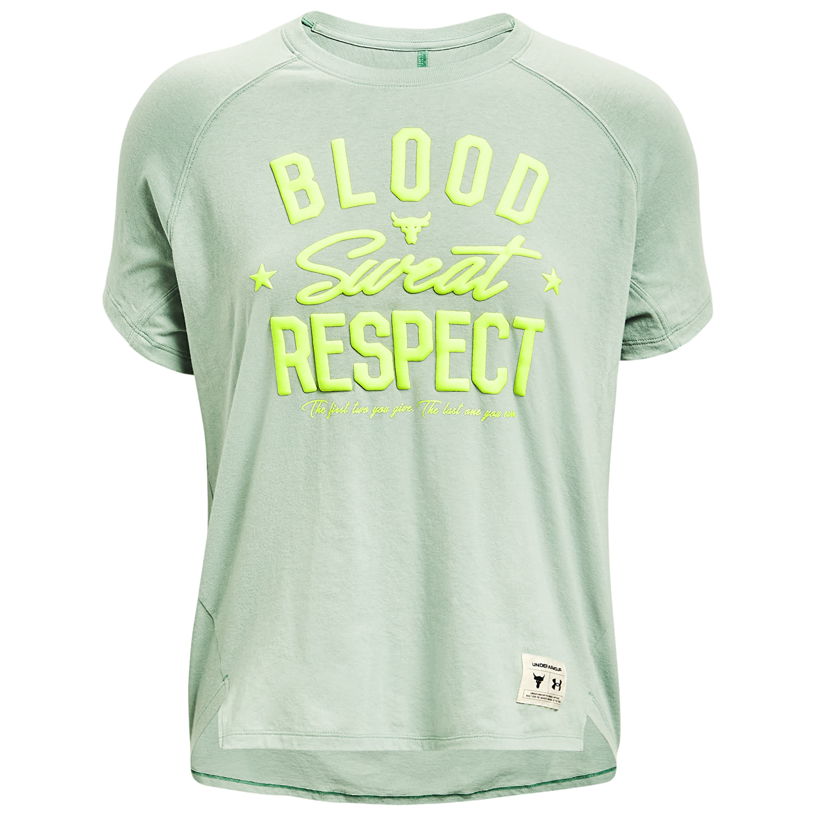 Under armour respect outlet t shirt