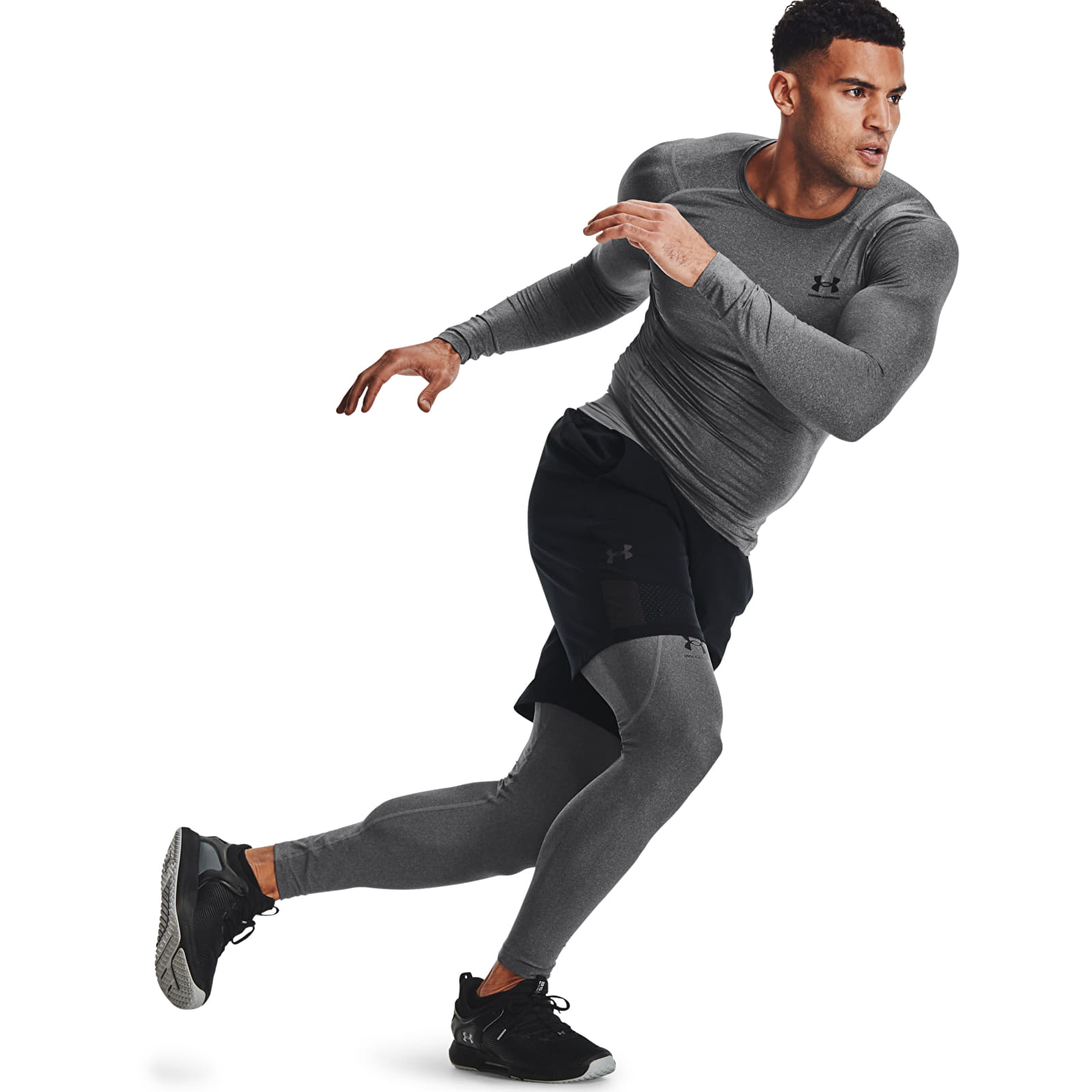 Leggings Under Armour Hg Armour Leggings Carbon Heather/ Black