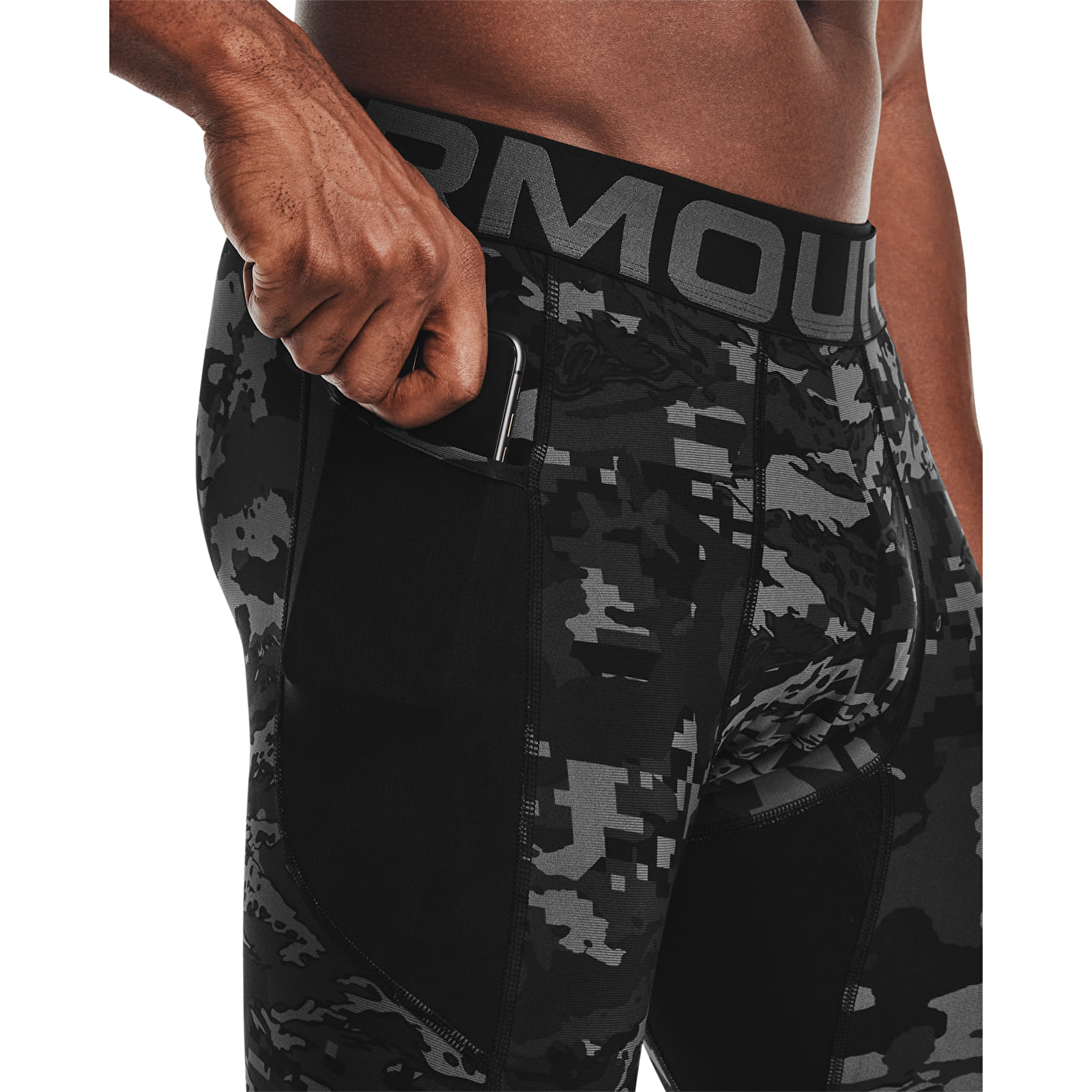 Hosen Under Armour Hg Camo Lgs Black