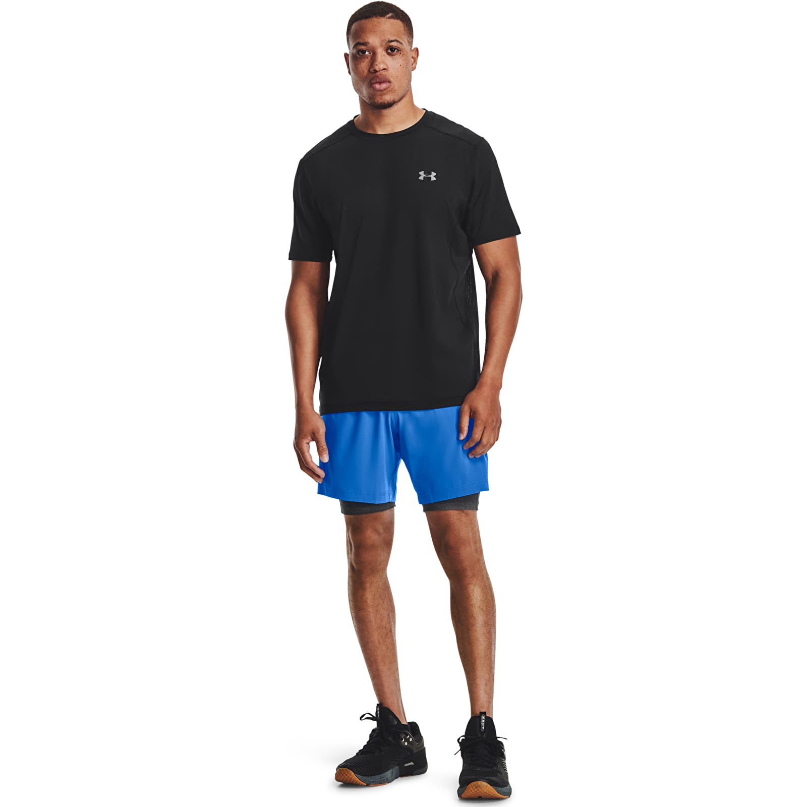 Kraťasy Under Armour Hg Armour Shorts Carbon Heather/ Black