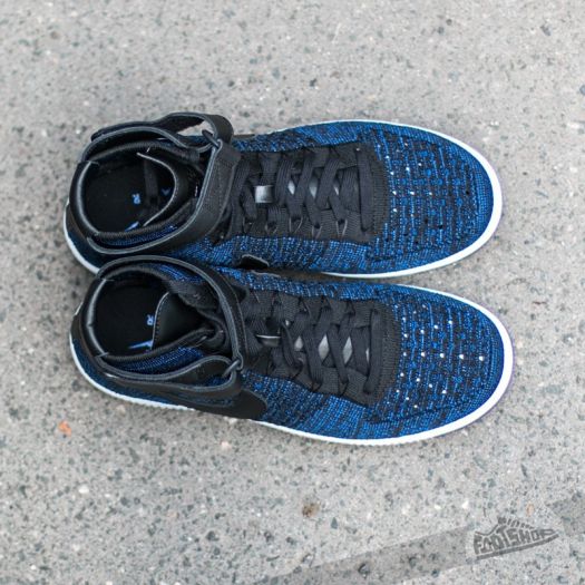 Nike Air Force 1 Ultra Flyknit Mid Game Royal Black White