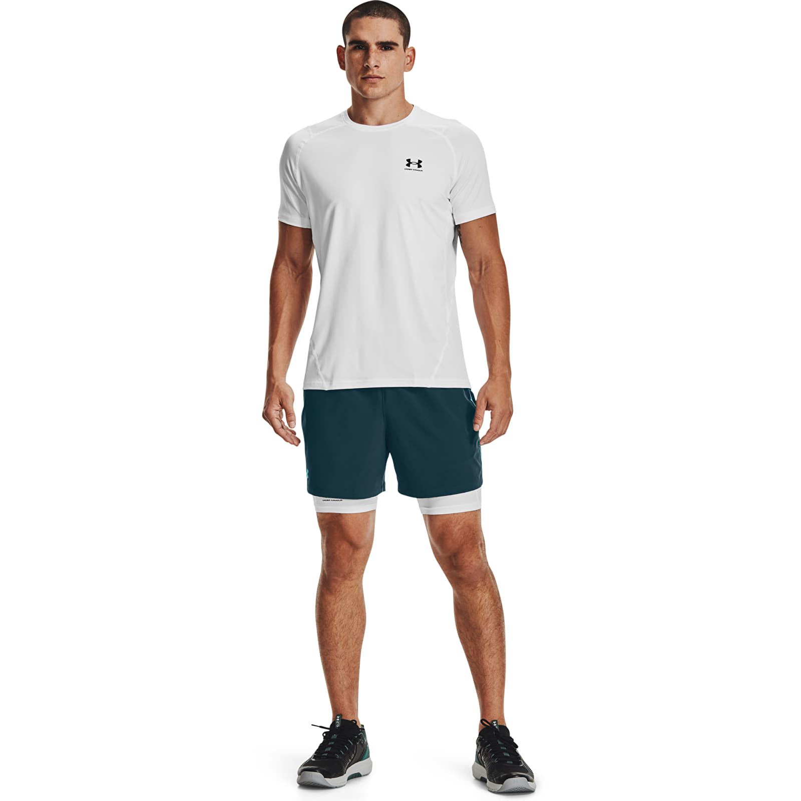 Къси панталони Under Armour Hg Armour Shorts White/ Black