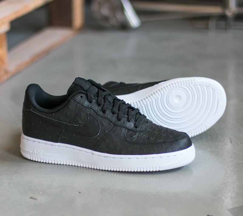 Nike air force 1 black deals ostrich