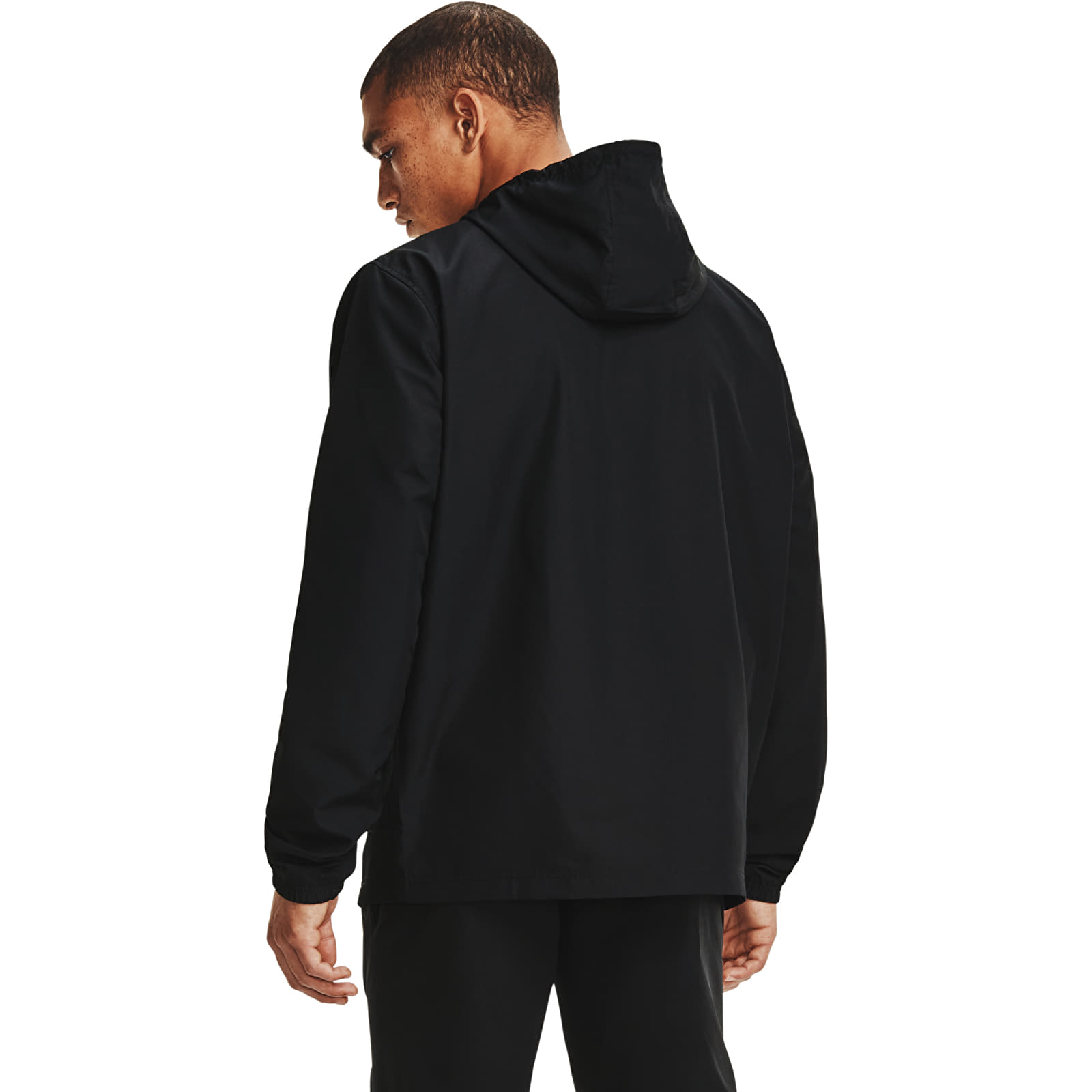 Mikiny a svetre Under Armour Sportstyle Windbreaker Black/ Black