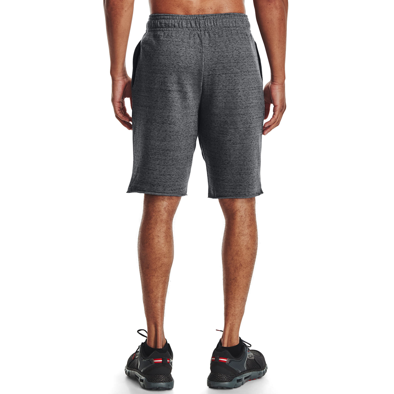 Pantaloni scurți Under Armour Rival Terry Short Pitch Gray Full Heather/ Onyx White - 1 | YEO