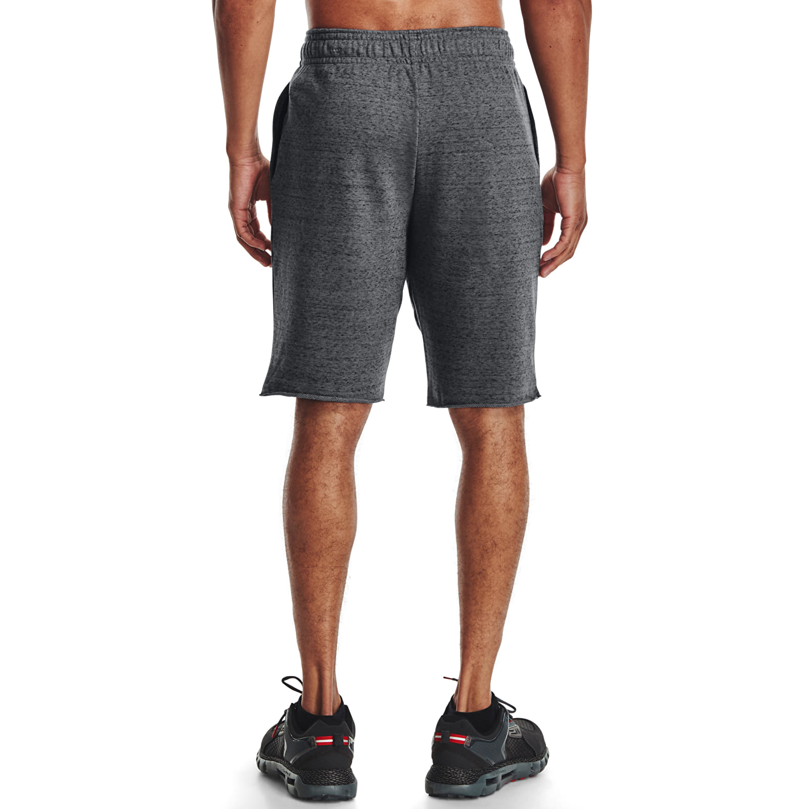 Rövidnadrágok Under Armour Rival Terry Short Pitch Gray Full Heather/ Onyx White