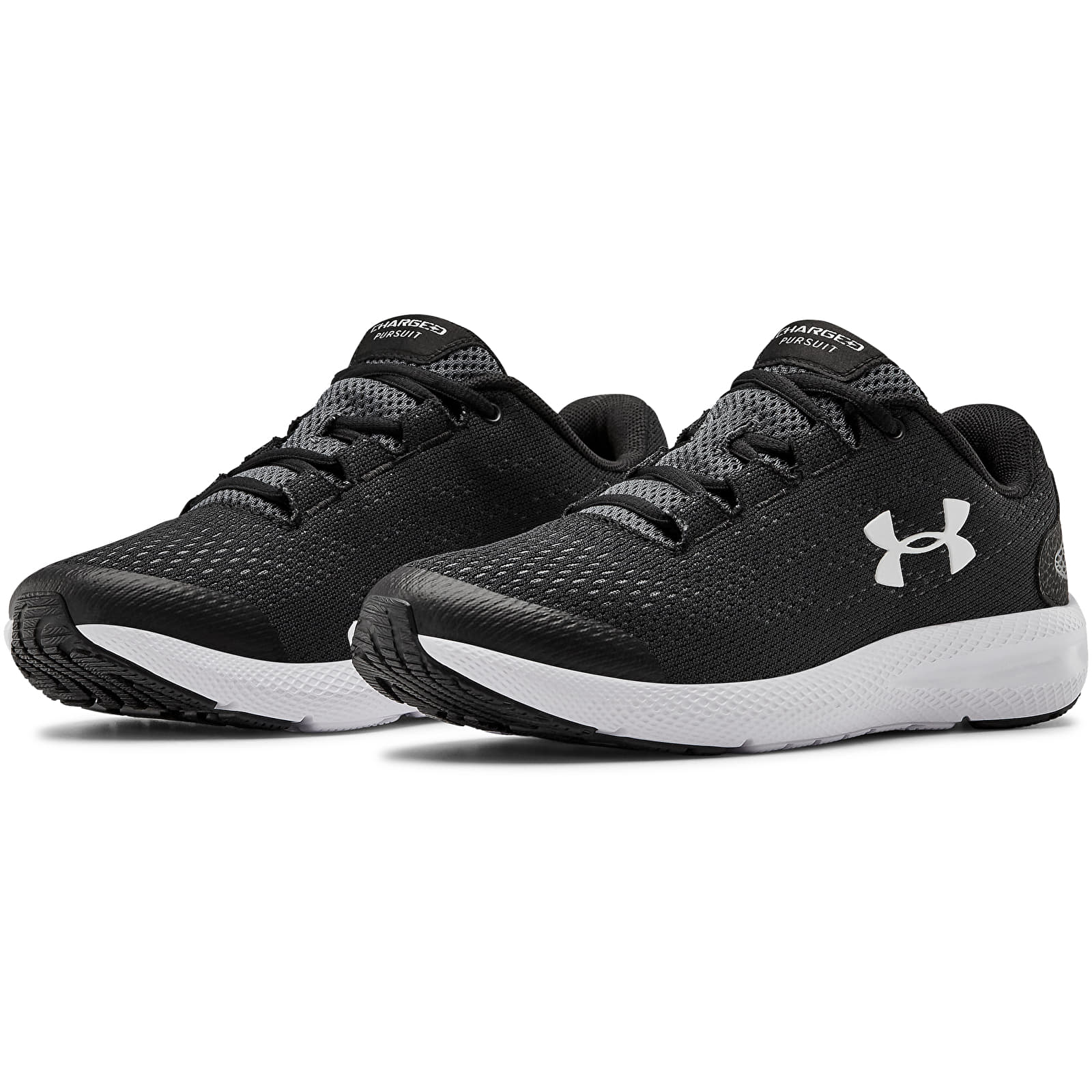 Детски маратонки и обувки Under Armour GS Charged Pursuit 2 Black