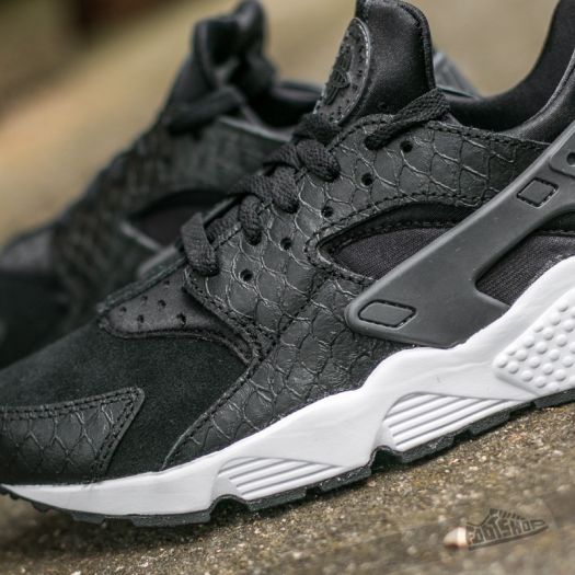 Nike sportswear air huarache premium black/dark grey/white hotsell