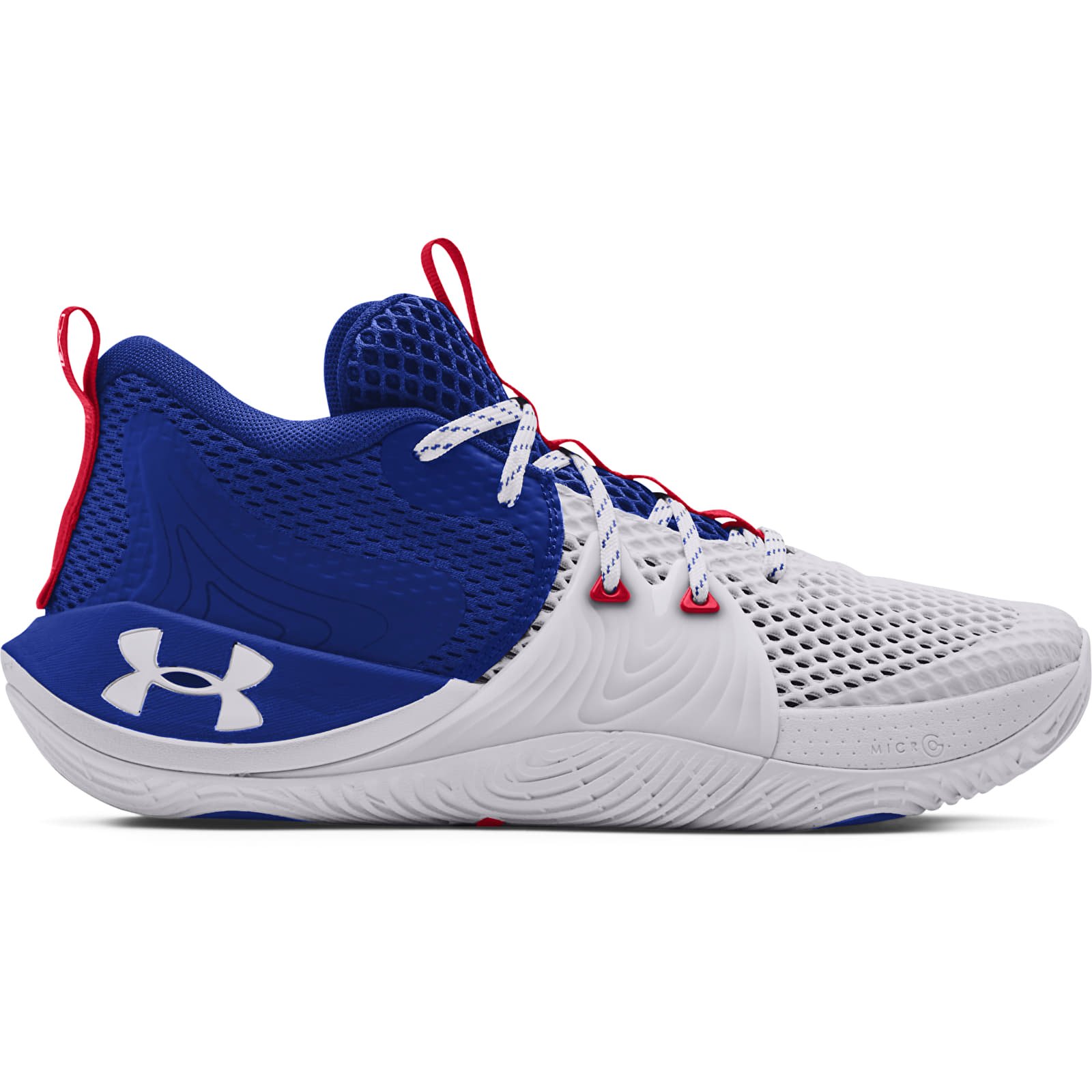 Herren Sneaker und Schuhe Under Armour Embiid 1 White