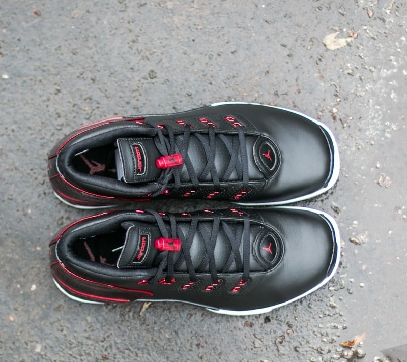 Scarpe uomo Air Jordan 17 + Retro 'Bulls' Black/ Gym Red-White