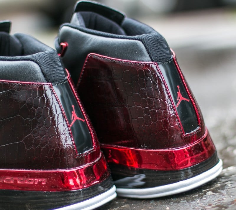 Scarpe uomo Air Jordan 17 + Retro 'Bulls' Black/ Gym Red-White