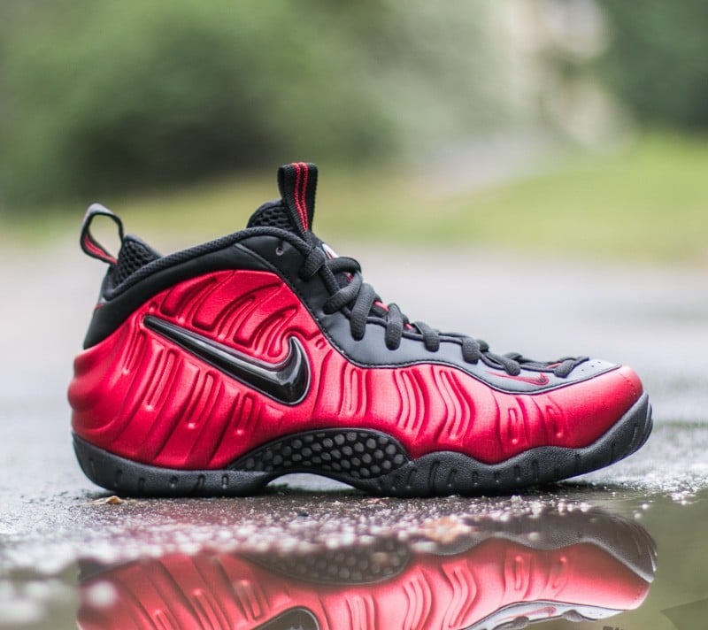 Herren Sneaker und Schuhe Nike Air Foamposite Pro 'University Red' University Red/ Black-University Red