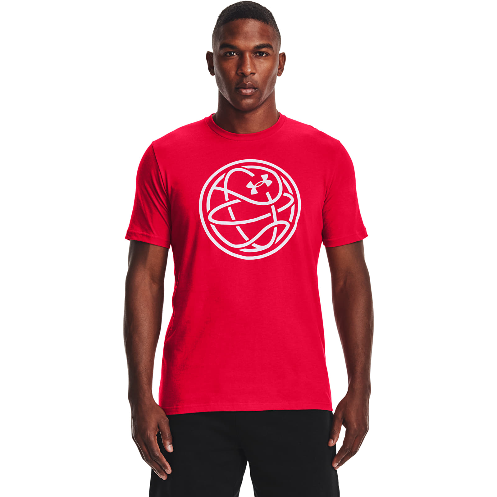 T-shirts Under Armour Hoops Icon Tee Red