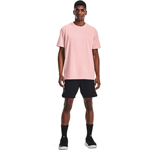 T shirts Under Armour Curry Embroidered Undrtd Tee Pink Footshop