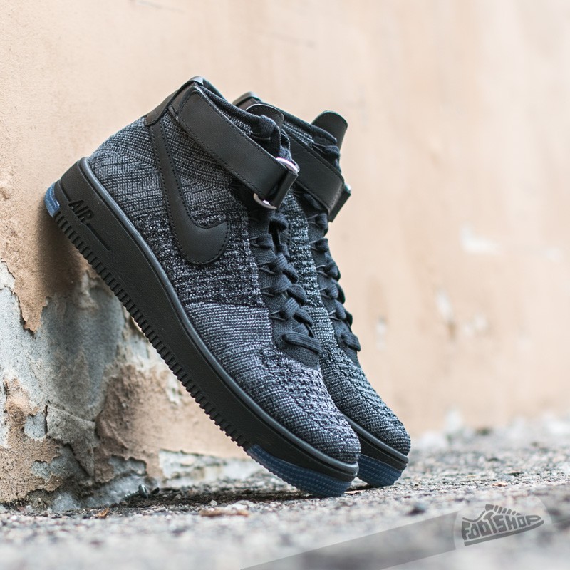 Men's shoes Nike Air Force 1 Ultra Flyknit Mid Dark Grey/ Black