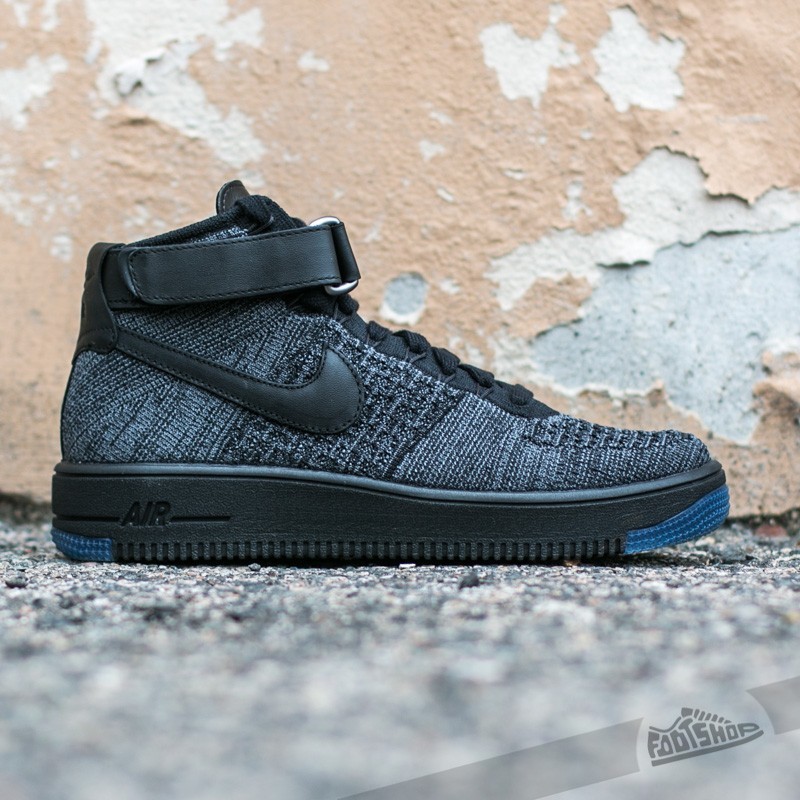 Men's shoes Nike Air Force 1 Ultra Flyknit Mid Dark Grey/ Black