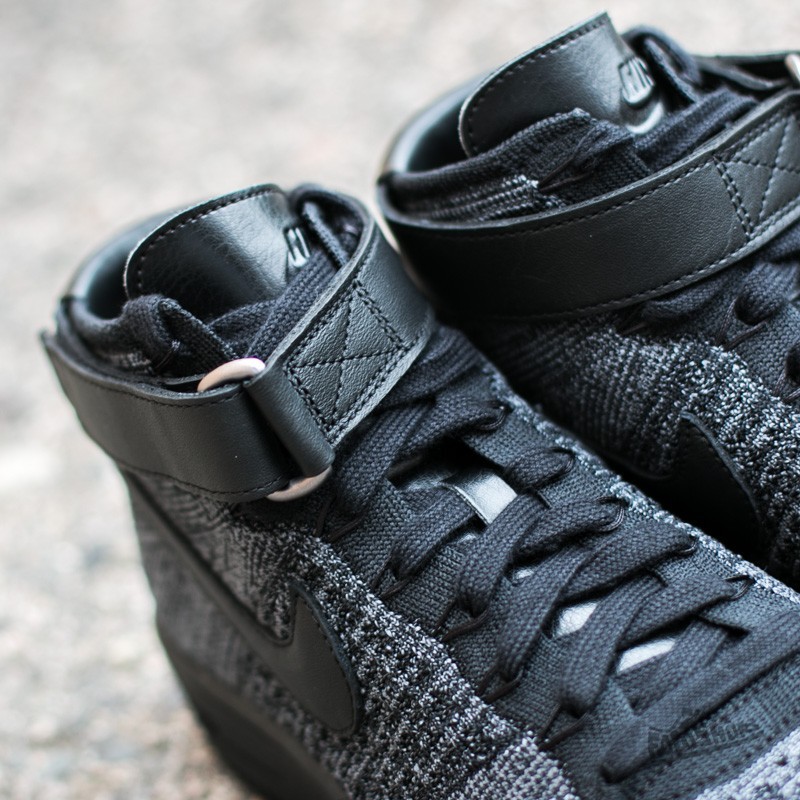 Men's shoes Nike Air Force 1 Ultra Flyknit Mid Dark Grey/ Black