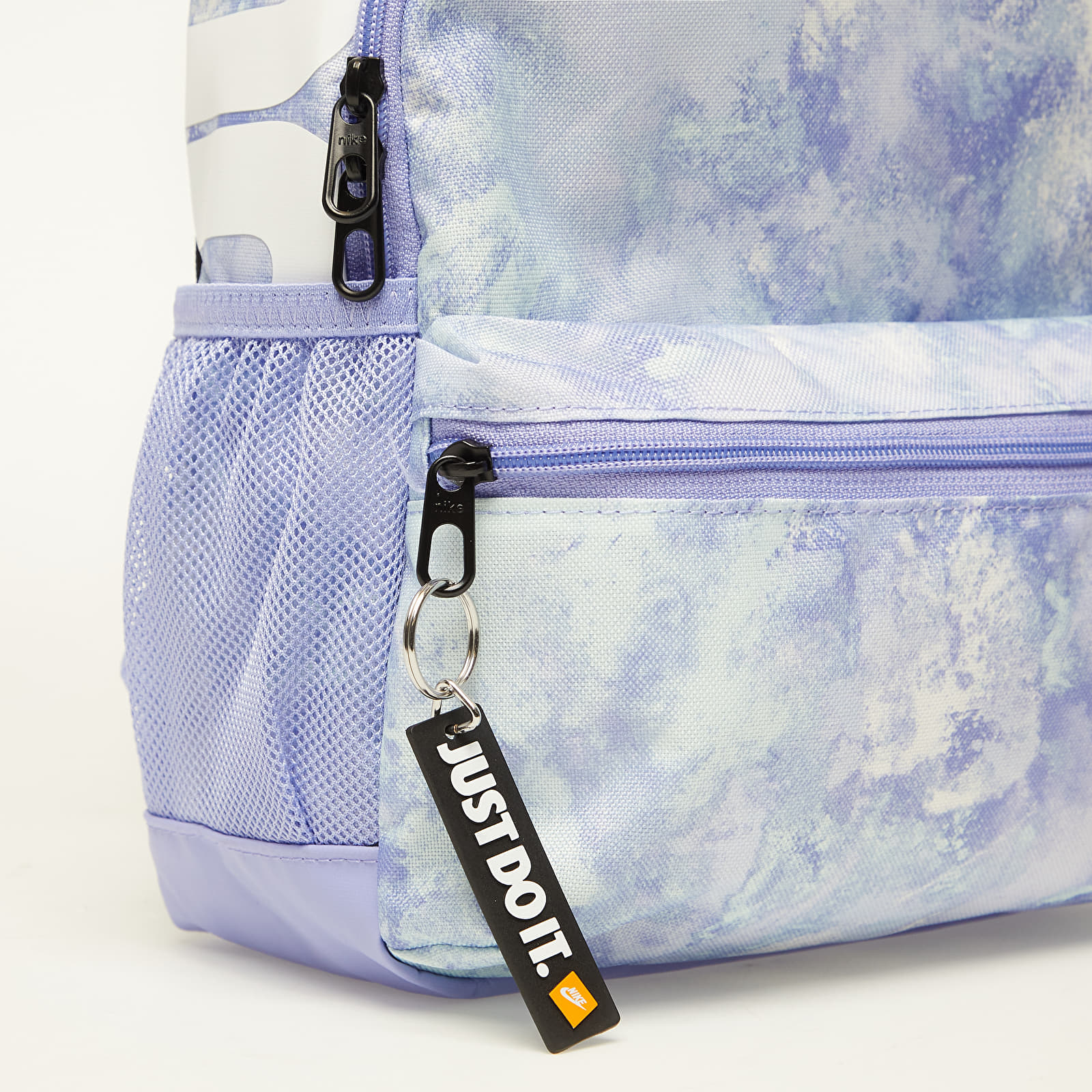 Mochilas Nike Brasilia JDI Kids' Printed Backpack (Mini) Light Thistle/ Light Thistle/ White