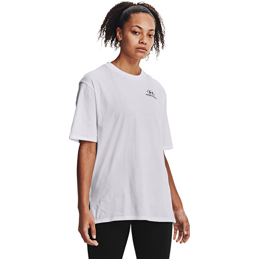 T shirts Under Armour Oversized Graphic SS Tee White Footshop