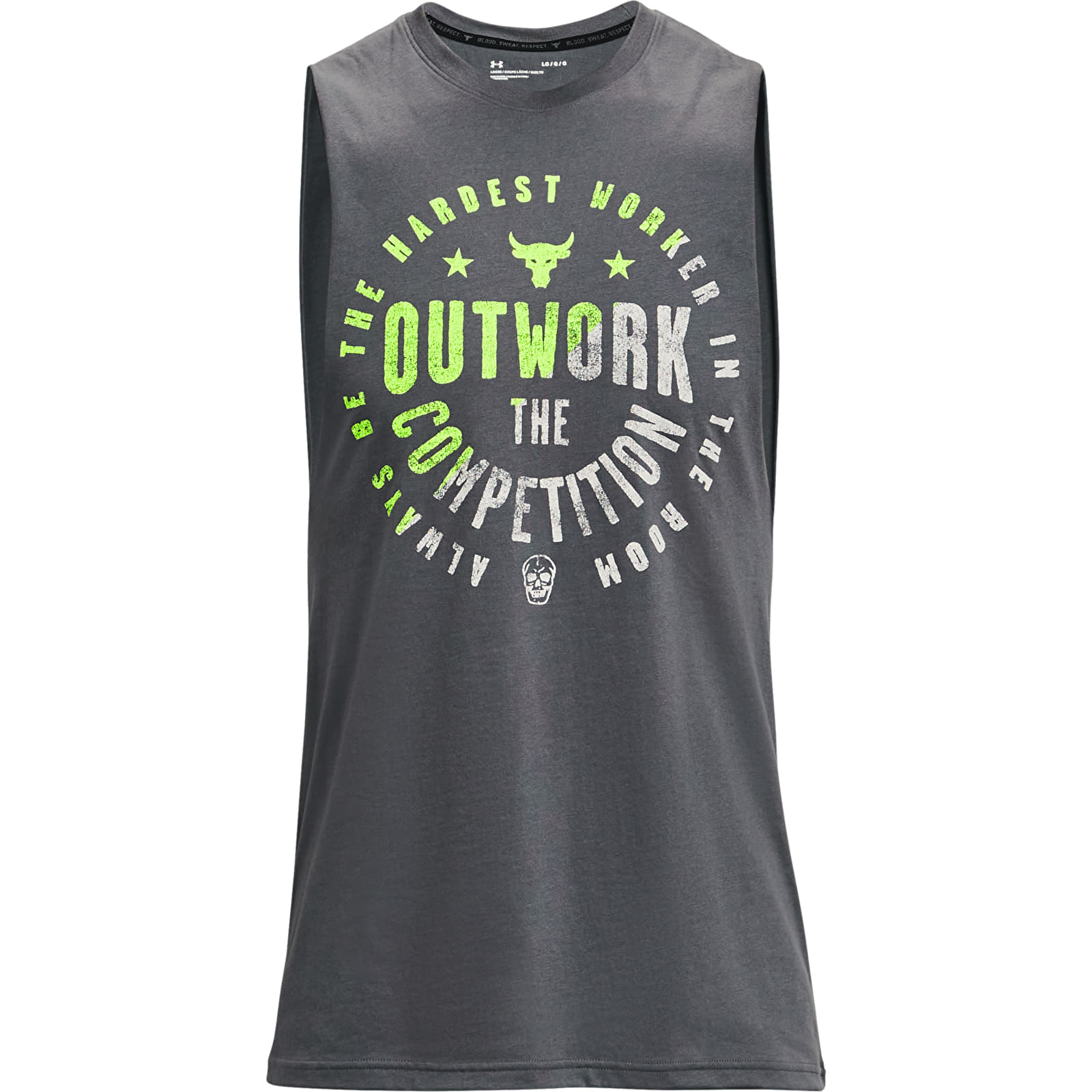 Vestid Under Armour Project Rock Outwork Tank Gray