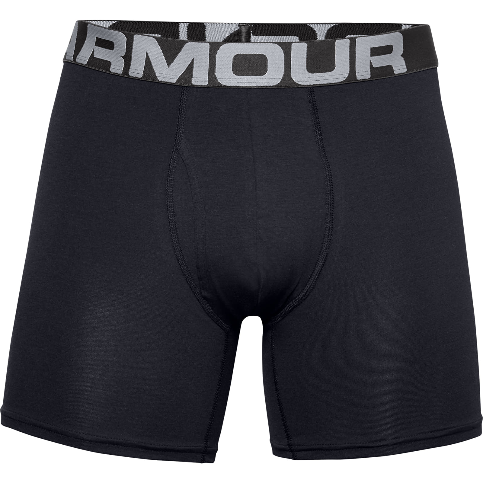 Boxerky Under Armour Charged Cotton 6In 3 Pack Black