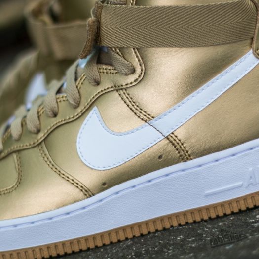 Nike air force 1 high metallic gold on sale