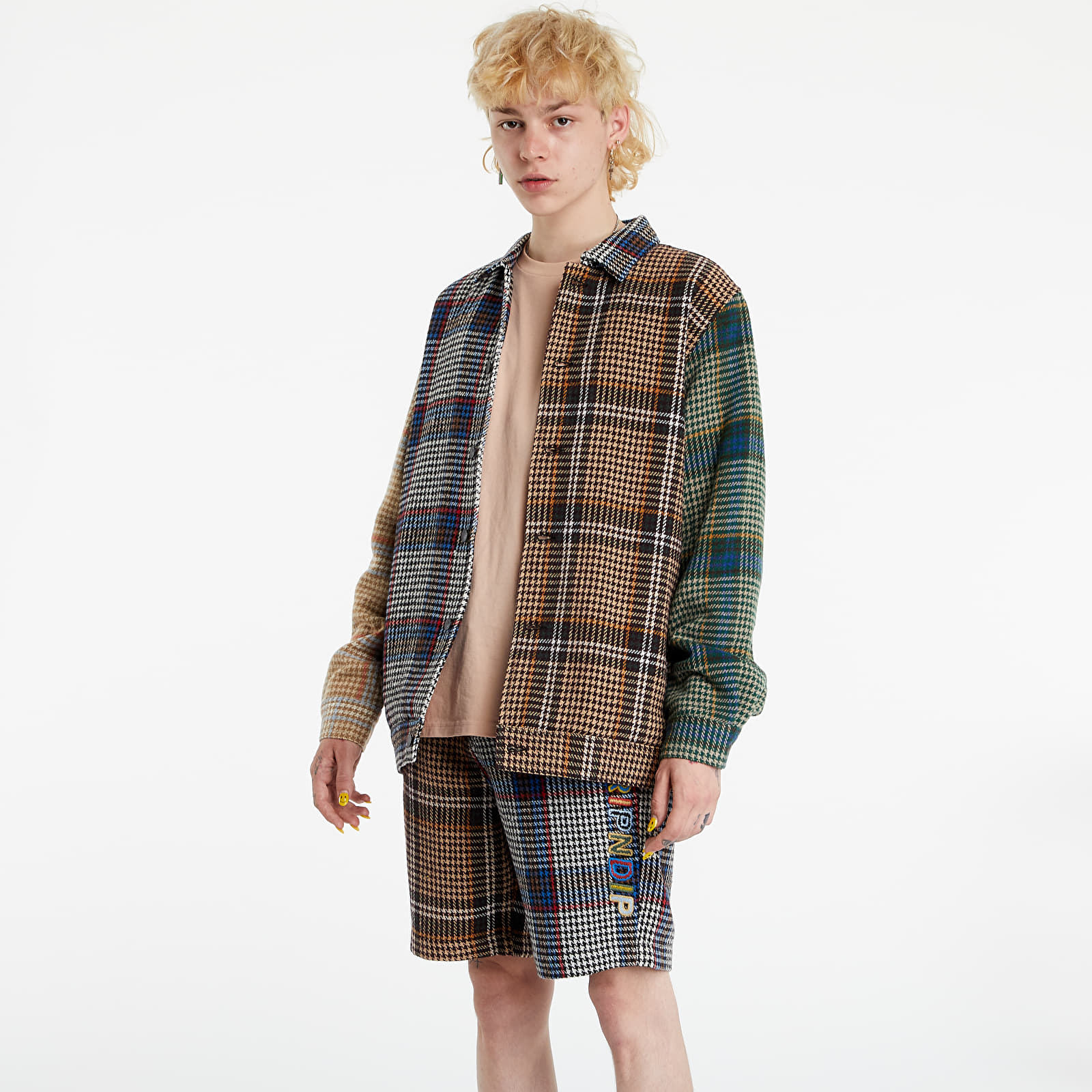 Giacche RIPNDIP Roygbiv Plaid Jacket Multi