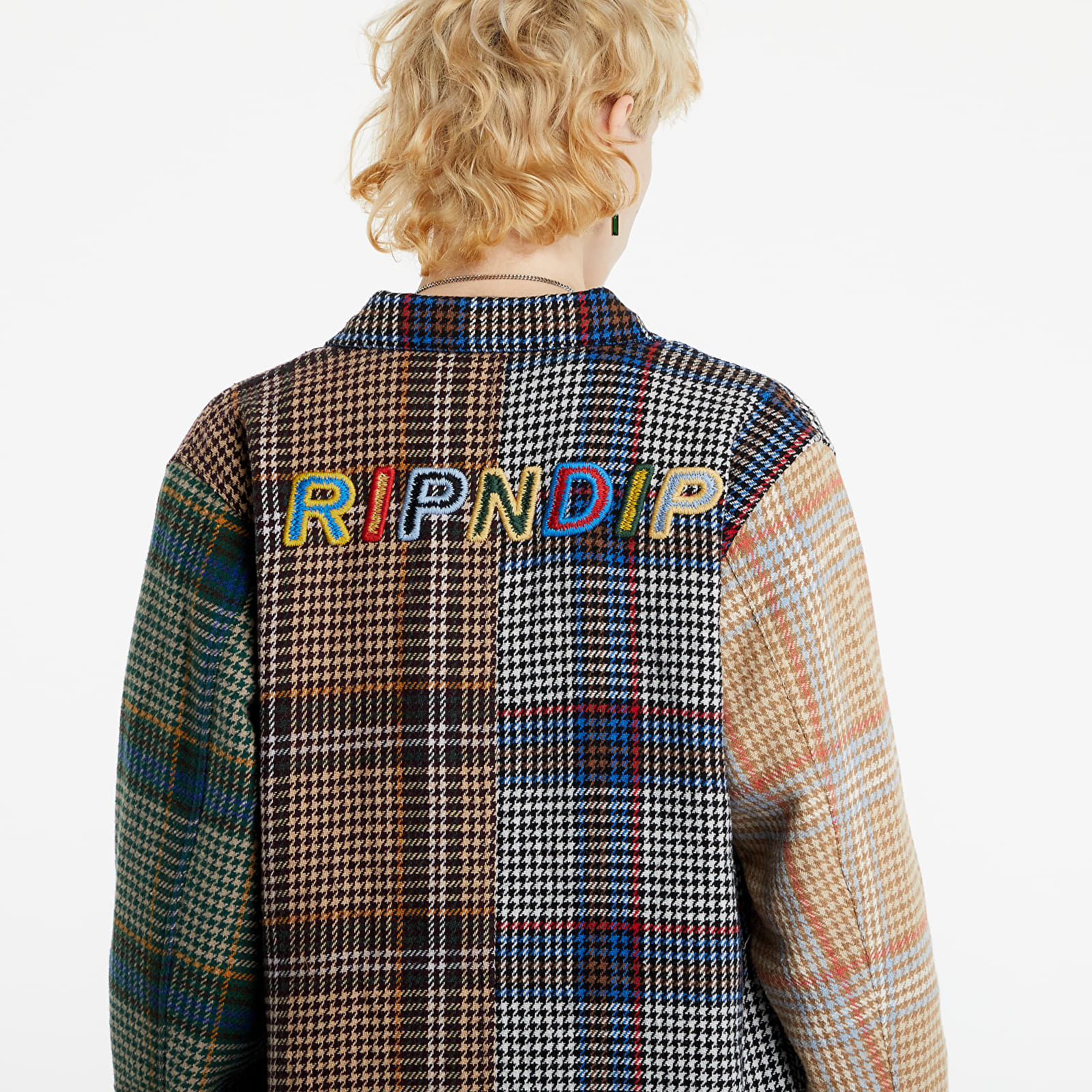 Giacche RIPNDIP Roygbiv Plaid Jacket Multi