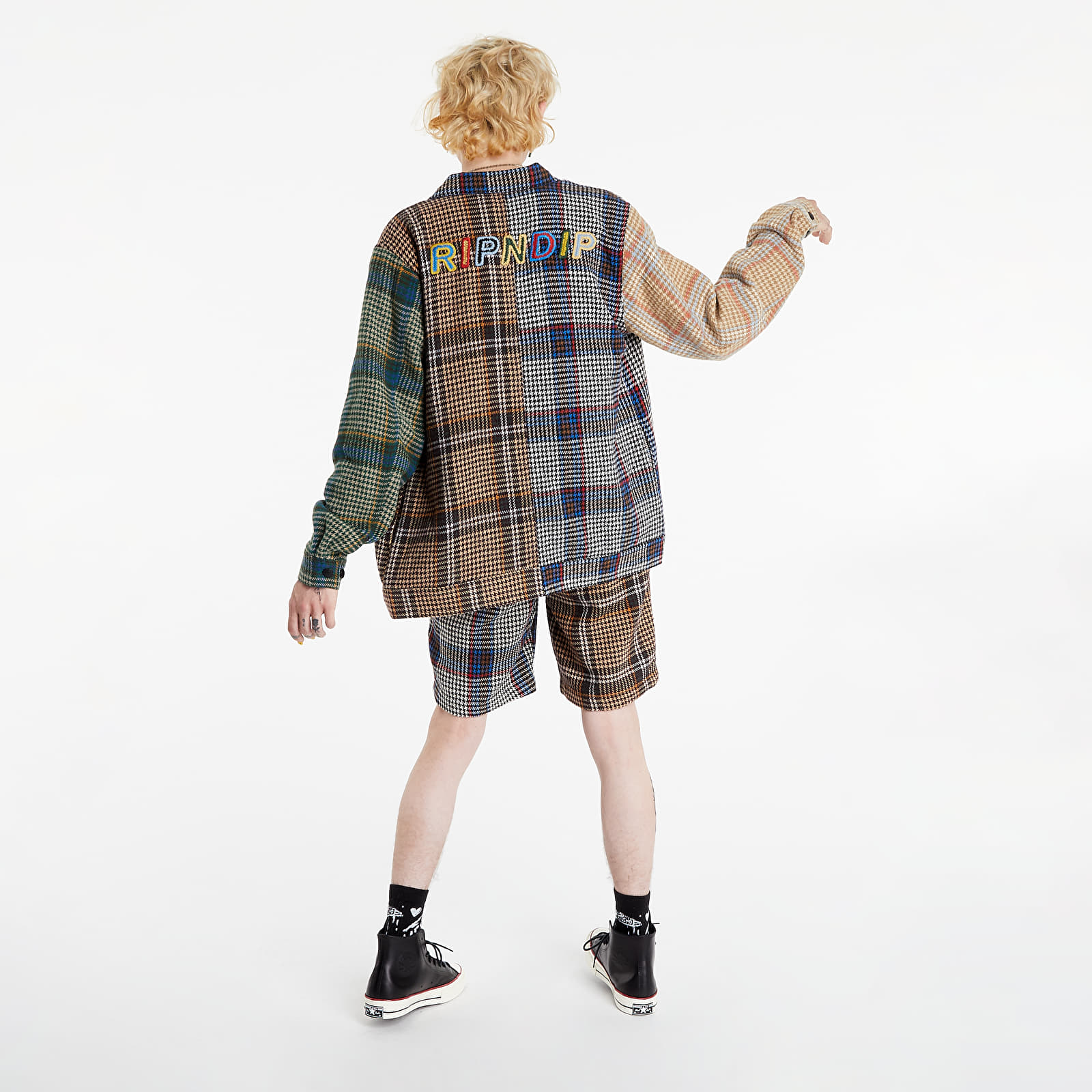Giacche RIPNDIP Roygbiv Plaid Jacket Multi