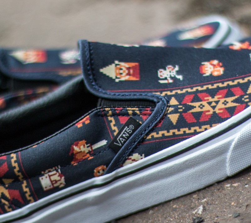 Herren Sneaker und Schuhe Vans Classic Slip-On (Nintendo) Zelda/ Parisian 