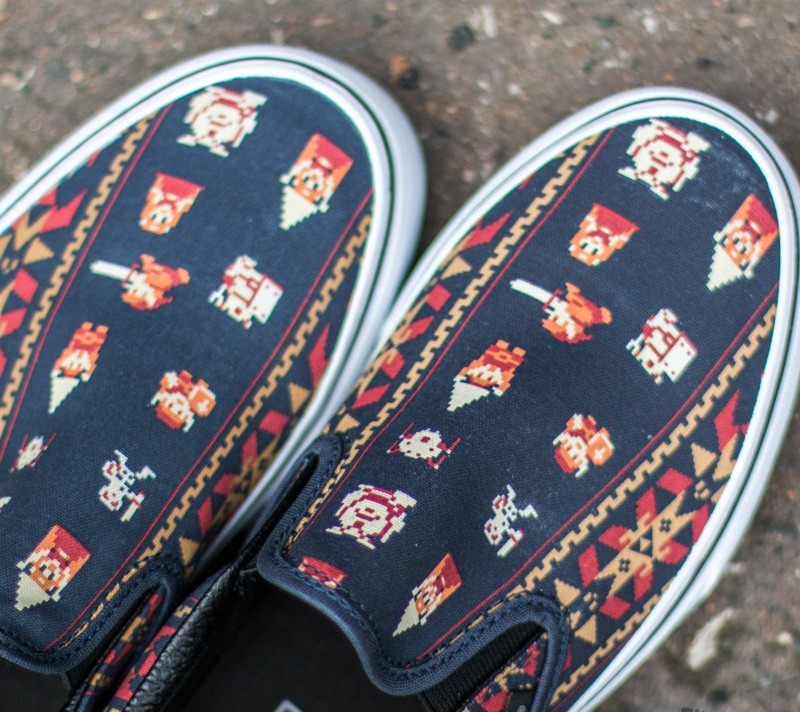 Herren Sneaker und Schuhe Vans Classic Slip-On (Nintendo) Zelda/ Parisian 