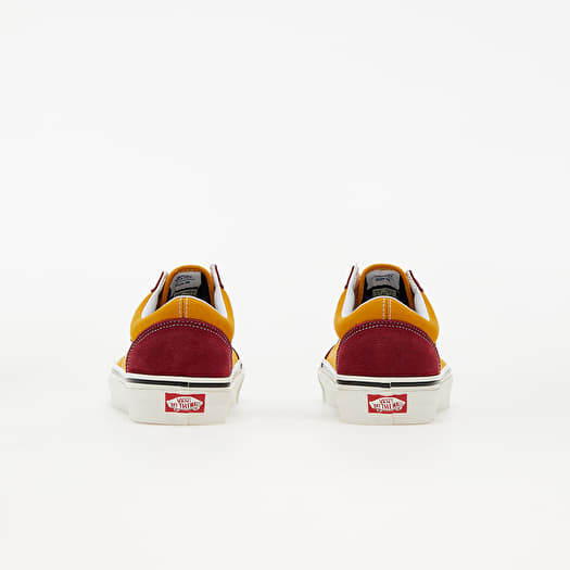 Vans red yellow top