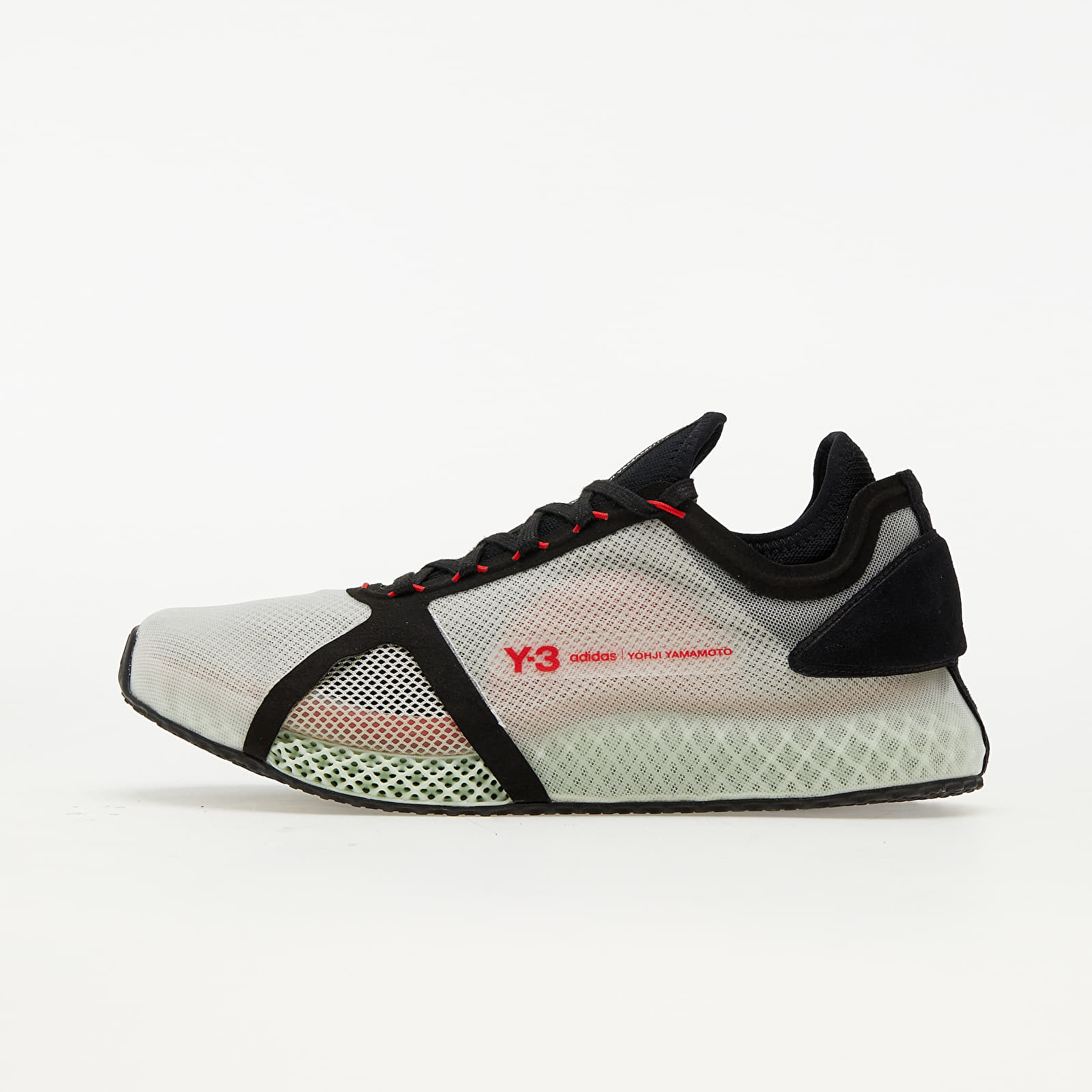 Pánske tenisky a topánky Y-3 Runner 4D Iow Clear Brown/ Black/ Red