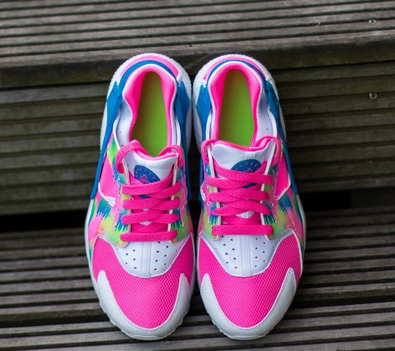 White blue pink hotsell huaraches